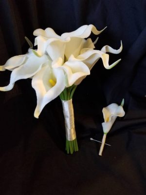 Calla lily bouquet, real touch calla lily bouquet set - Image 5