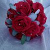 Silk rose bouquet with greeneries, customizable - Image 8
