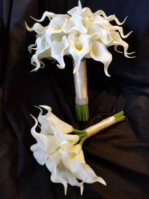 Dress My Wedding – Calla lily bouquet, real touch calla lily bouquet set