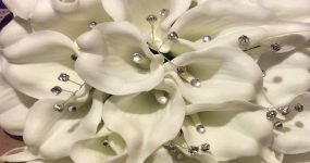Calla lily cascading bouquet
