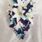Casablanca lily and galaxy orchid bouquet