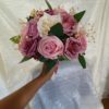 Dusty pink, purple, champagne rose bouquet set - Image 18