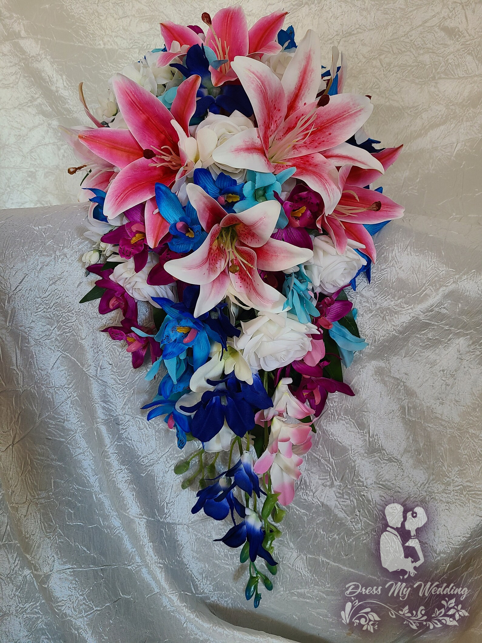 Tiger lily flower girl dress outlet