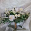 Ivory peonies, roses, eucalyptus bridal bouquet - Image 9