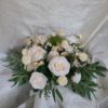 Ivory peonies, roses, eucalyptus bridal bouquet - Image 2
