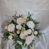 Ivory peonies, roses, eucalyptus bridal bouquet - Image 3