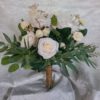 Ivory peonies, roses, eucalyptus bridal bouquet - Image 4