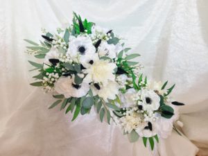 Anemone, peony, rose and dahlia bouquet - Image 2