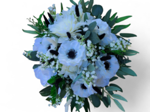 Anemone, peony, rose and dahlia bouquet - Image 3
