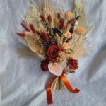Dried flower wedding bouquet, Dried and faux Boho wedding