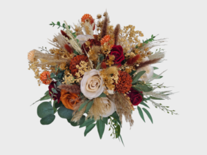 Autumn bouquet, burnt orange, wedding bouquet, gold, pampas grass bouquet, bridal bouquet, fall wedding