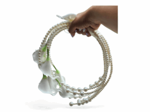 Calla lily pearl bouquet - Image 4