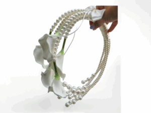 Calla lily pearl bouquet - Image 3