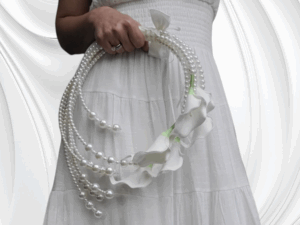 Calla lily pearl bouquet - Image 2