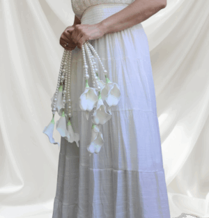 Calla lily pearl bouquet - Image 6