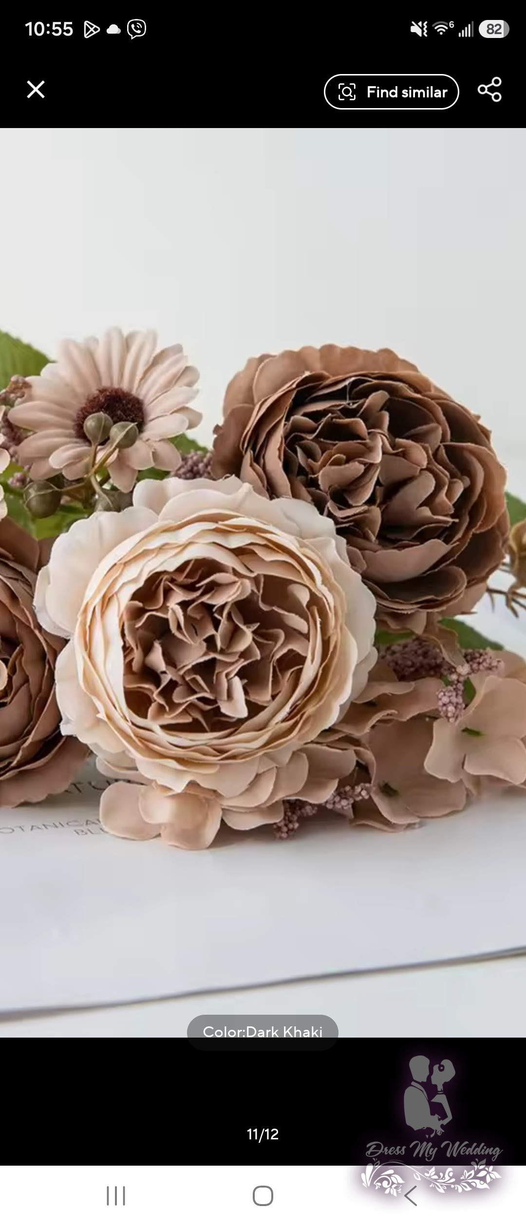 Bridal bouquet set, Deposit - Image 4