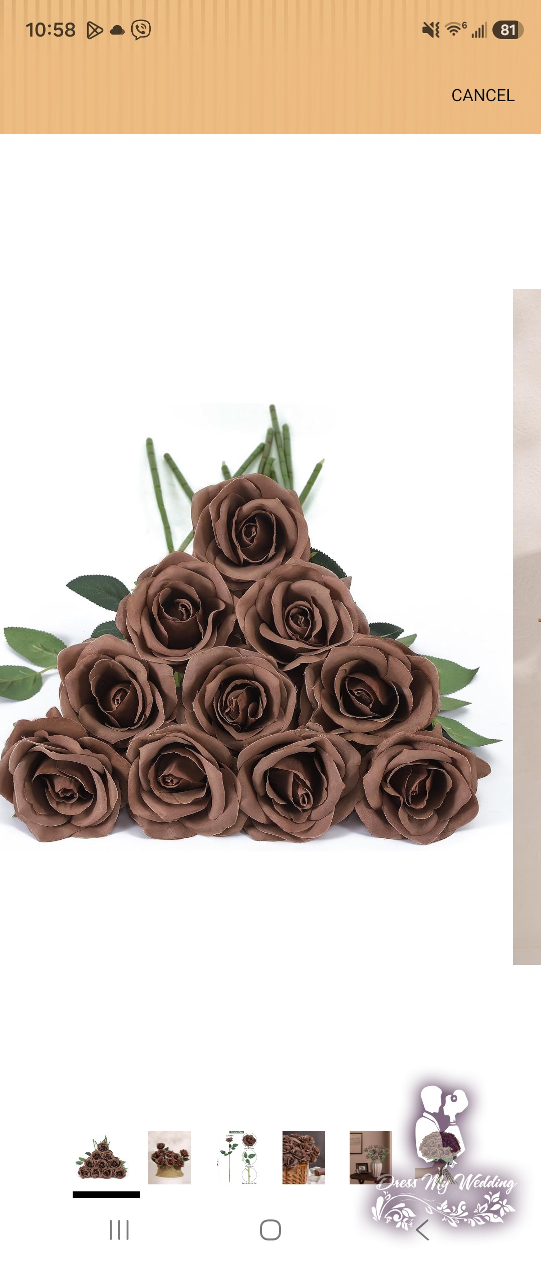 Bridal bouquet set, Deposit - Image 3
