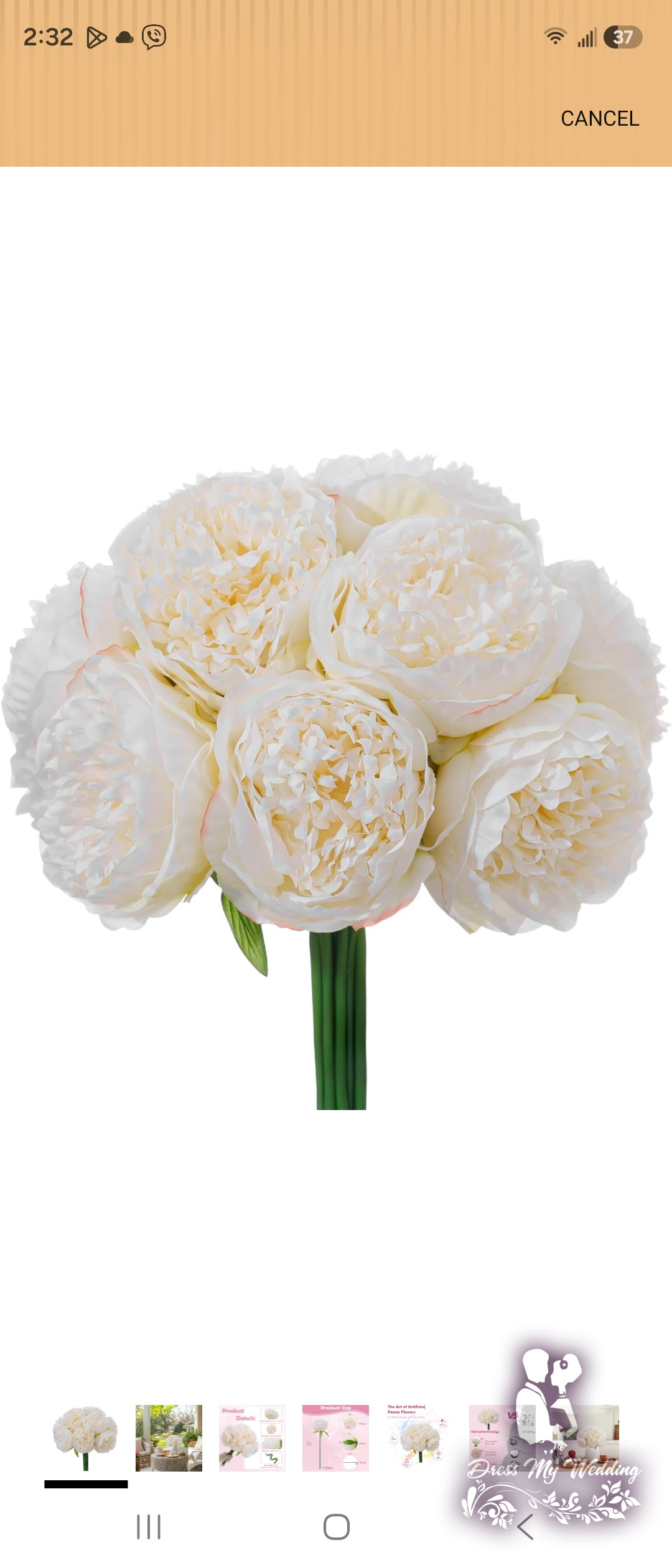 Bridal bouquet set, Deposit - Image 6